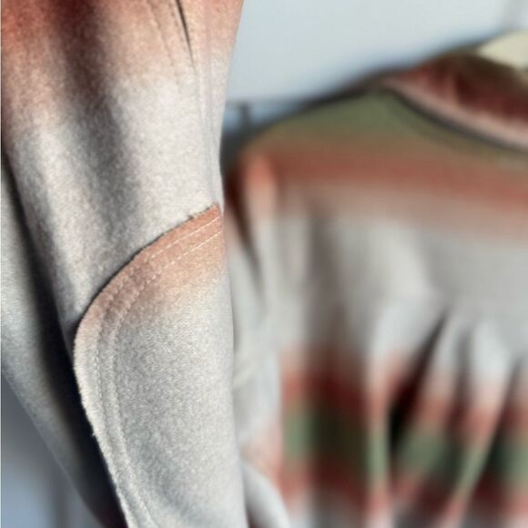 Free Peopler Ombré Serape Ruby Shacket - Picture 11 of 13